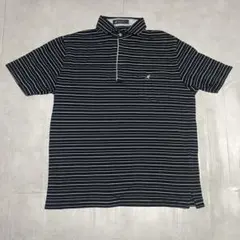 KANGOL 90s風 ストリート ボーダーポロシャツ M