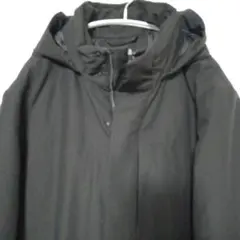 万能コート UNIQLO ハイブリッド ダウン コート 黒 XL パーカー