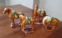 九都牌 唐三彩 置物 4点セット