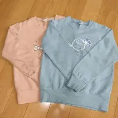 裏起毛トレーナー2枚セット 130cm