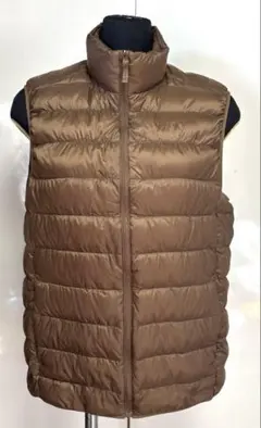 メンズ　収納袋付　ユニクロ　ウルトラライト　ダウンジャケット　ベスト