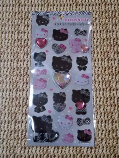サンリオキャラクターズ キラキララインストーンシール ハローキティ/ゼブラ