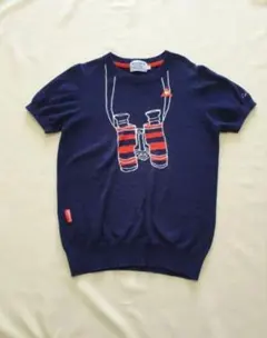 le coq sportif ゴルフ　コットン１００%　サマーニット　半袖　　Lのサムネイル