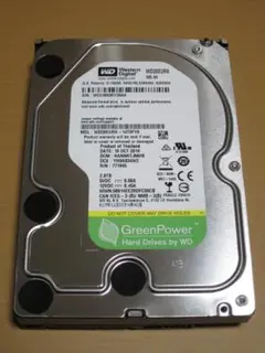 回数8186回・時間27377時間 WD WD20EURX 2TB