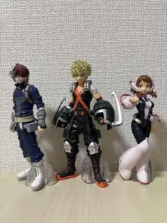 僕のヒーローアカデミア 一番くじ -仲間- 爆豪 麗日 轟 3体セット 箱なし