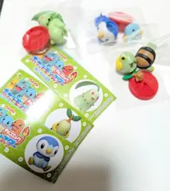 ポケモン チョコエッグ ポッチャマ ナエトル チコリータ 旅立ちの3匹