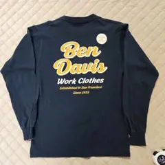 Ben Davis ベン・デイビス　ロングスリーブTシャツ S ネイビー