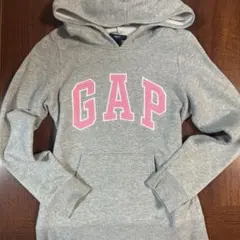 GAP y2k 平成　グランジ　海外ガール　ギャル　トレーナー　グレー　ピンク