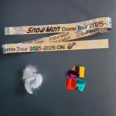 SnowMan Dome Tour ON 銀テープ 白い羽根 カラーテープのサムネイル