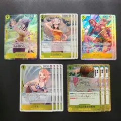 ワンピースカード ニコ・ロビン Rパラレル　ワイパーSR2枚　他10枚