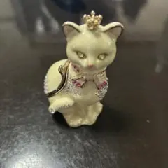 猫 ジュエリーボックス 置物 小物入れ