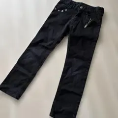 Rad Custom ブラックパンツ ジッパーポケット付き　スカル