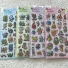 キャラクター立体シールセット 3枚