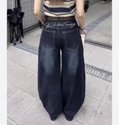 バギーデニムmenes jaded london bigboy 地底人似