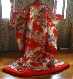 む8友禅作家【秋山章】の色打掛☆和装婚礼用のブライダル衣装結婚式 