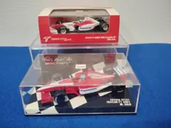 중고 ミニカー ミニチャンプス ２個まとめて トヨタ TF102 TF101