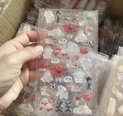 ボンボンドロップシール　ベイマックス　立体シール