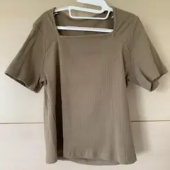 GU カットソー XL リブティー リブTシャツ