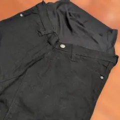 ブラック マタニティパンツ ストレッチ素材　Sサイズ　きれいめパンツ