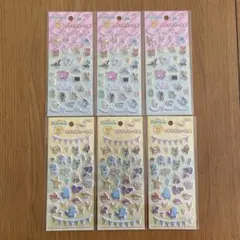 ポケモン　プチプチシール4 2種類　6枚セット