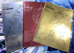 機動戦士ガンダム クリアファイル 3種セット シャア専用ザクII 百式