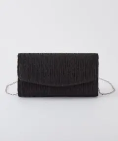 パーティーバッグ 2WAY クラッチバッグ ショルダーバッグ 結婚式 ブラック