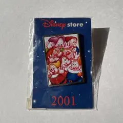 【新品未使用 1/4まで】ディズニー ピンバッジ 7人の小人 2001 レトロ