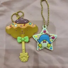 サンリオ ポムポムプリン タキシードサム キーホルダー 2点セット