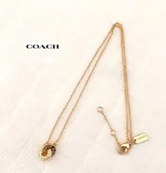 COACH コーチ オープンサークルネックレス ゴールド