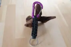 パラコードカラビナキーホルダー