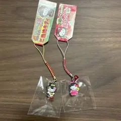 【新品未使用】地域限定 和装キティ ストラップ 2個セット