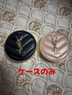 YSL クッションファンデーションケース セート黒 、ピンク