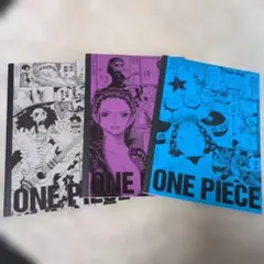 ONE PIECE ノート 3冊ブルック ロビン フランキー　メモリアルノート