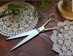 入手困難オシャレなブラスシザーオールドスタイルLサイズ 新品未使用アンティーク