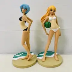 【2種セット】新世紀エヴァンゲリオン エクストラサマービーチ　フィギュア　セガ