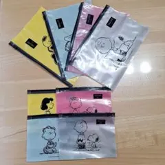 SNOOPY スヌーピー ジップバッグ 大小８枚セット
