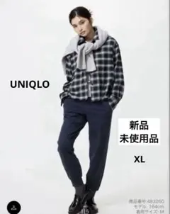 未使用＊UNIQLO ウルトラストレッチアクティブジョガーパンツ ネイビー　XL