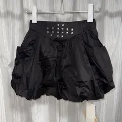 ブラックフレアスカート スタッズ付き