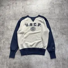 champion ラグランスウェットシャツ　前VIガゼット