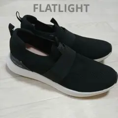 美品　ABC-MART FLATLIGHT スリッポン スニーカー