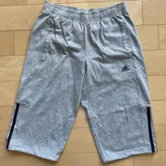adidas グレー ハーフパンツ M