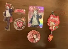 すとぷり 莉犬 グッズ詰め合わせ アクリルスタンドカード缶バッジラバーストラップ