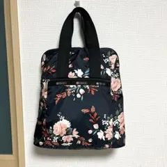 LeSportsac リュック バックパック キャニオンローズ 2way 黒 - メルカリ