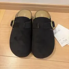【新品】SUNNY HOUSE サボサンダル 黒 M