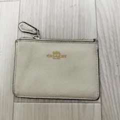 COACH コーチ パスケース 定期入れ 小銭入れ ホワイト
