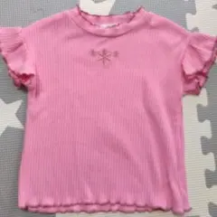 PAIR MANON ベビー Tシャツ 90cm ピンク　美品のサムネイル
