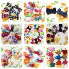 ベビー用♡キッズ用ヘアクリップ オーダー ベビードール♡ミキハウス♡ファミリア系