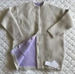 新品 ★未使用 タグ付き エレンディーク ラクーン カーディガン 03アイボリー