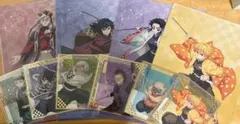 鬼滅の刃　アニメプレックスオンラインくじ クリアファイル・クリア色紙セット