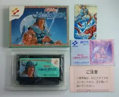 FC 大魔司教ガリウス KONAMI 箱説カード付 動作確認済 中古